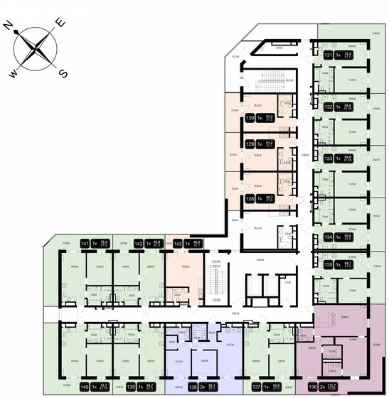 63,2 м², 2-комнатные апартаменты 36 082 704 ₽ - изображение 18