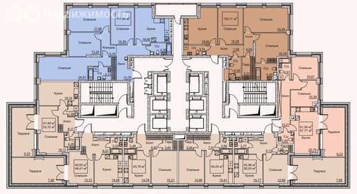 Квартира 103,3 м², 3-комнатная - изображение 2