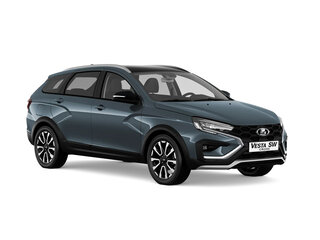2026 Lada (ВАЗ) Vesta SW Cross I Рестайлинг (NG), серый, 2053000 рублей, вид 1