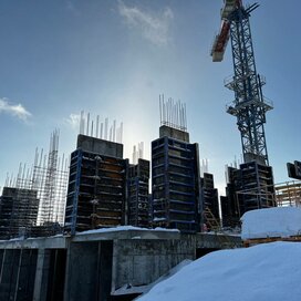 Ход строительства в ЖК «Холмс» за Январь — Март 2026 года, 2