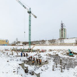 Ход строительства в ЖК «Левобережный» за Октябрь — Декабрь 2025 года, 2