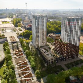 Купить квартиру - студию рядом с прудом в ЖК «Республика» в Ижевске - изображение 1