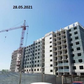 Ход строительства в ЖК Прибрежный за Апрель — Июнь 2021 года, 2