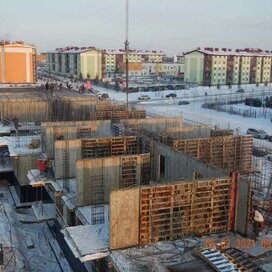 Ход строительства в ЖК «Образцовый квартал 7» за Январь — Март 2021 года, 1