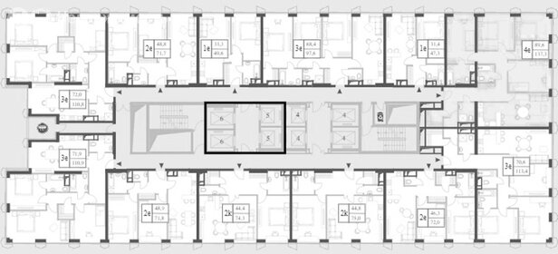 Квартира 112 м², 4-комнатная - изображение 2
