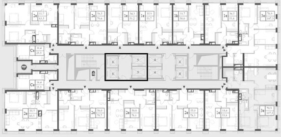 Квартира 80,5 м², 2-комнатная - изображение 2