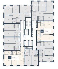 62,2 м², 3-комнатные апартаменты 17 900 000 ₽ - изображение 80