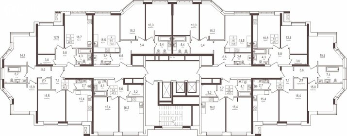 75,7 м², 3-комнатная квартира 47 500 000 ₽ - изображение 26