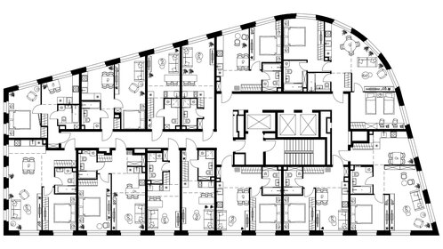 43 м², 1-комнатная квартира 3 400 000 ₽ - изображение 75