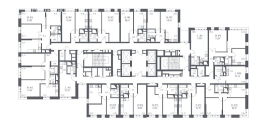 65 м², 3-комнатная квартира 17 922 450 ₽ - изображение 44