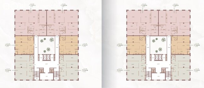 Квартира 121,3 м², 3-комнатная - изображение 1