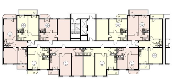 65 м², 2-комнатная квартира 22 000 000 ₽ - изображение 69