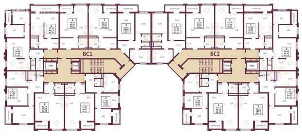 Квартира 64 м², 2-комнатная - изображение 2