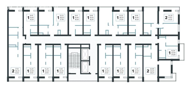 Квартира 51 м², 2-комнатная - изображение 2