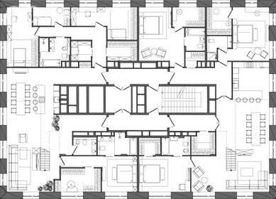 178 м², 4-комнатная квартира 270 574 496 ₽ - изображение 99