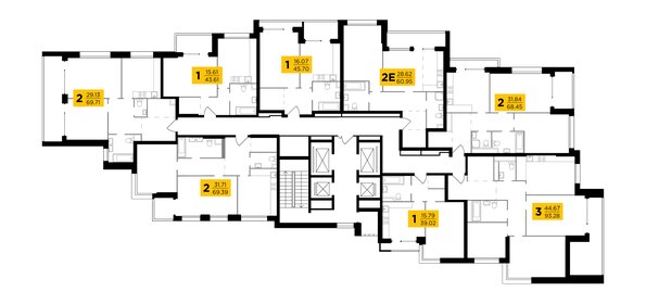 Квартира 61 м², 2-комнатная - изображение 3