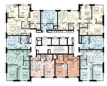 Квартира 65,5 м², 2-комнатная - изображение 2