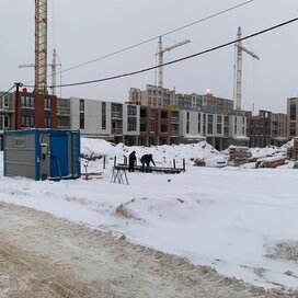 Ход строительства в ЖК «1-й Ленинградский» за Январь — Март 2022 года, 2