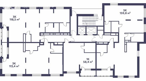 113,5 м², 3-комнатная квартира 44 327 000 ₽ - изображение 12