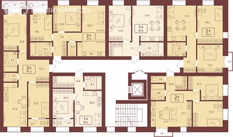 Квартира 40 м², 1-комнатная - изображение 2