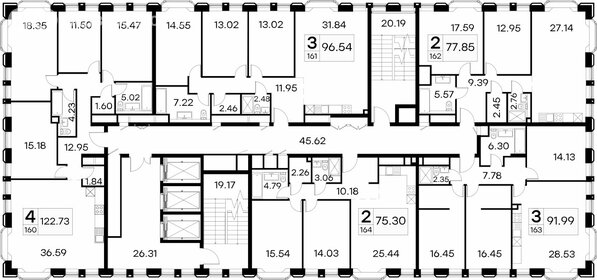 Квартира 75,3 м², 2-комнатные - изображение 2