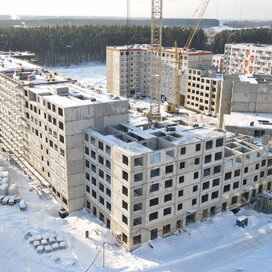 Ход строительства в ЖК «Новая Рига» за Январь — Март 2022 года, 2