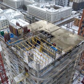 Ход строительства в  «Красноказарменная 15» за Январь — Март 2022 года, 2