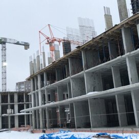 Ход строительства в ЖК «Маяковский» за Январь — Март 2022 года, 2