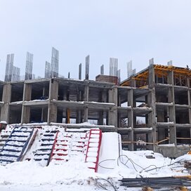Ход строительства в ЖК «Холмогоровский» за Январь — Март 2022 года, 4