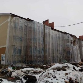 Ход строительства в коттеджном поселке «Дон» за Январь — Март 2022 года, 2