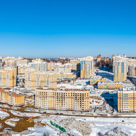 Ход строительства в микрорайоне «Радужный» за Январь — Март 2022 года, 1