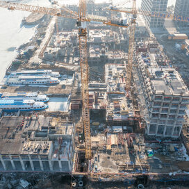 Ход строительства в квартале «Ривер Парк Коломенское» за Январь — Март 2022 года, 2