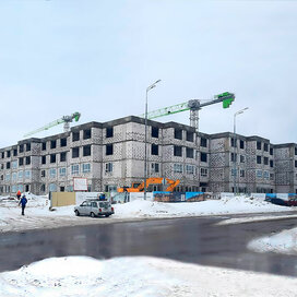 Ход строительства в ЖК «Юрьевский посад» за Январь — Март 2022 года, 5