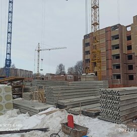 Ход строительства в ЖК «Семейный» за Январь — Март 2022 года, 4