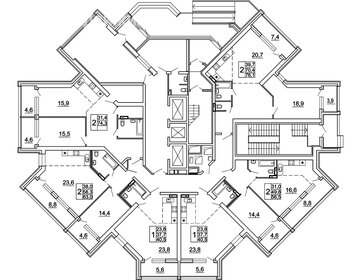 Квартира 76,1 м², 2-комнатная - изображение 2