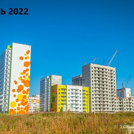Ход строительства в ЖК «Медовый» за Июль — Сентябрь 2022 года, 3