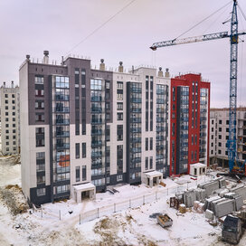 Ход строительства в ЖК «Краснопольский» за Январь — Март 2023 года, 4
