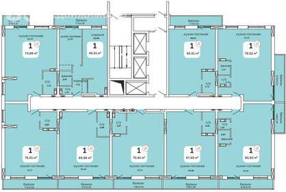 49,6 м², 1-комнатная квартира 6 326 901 ₽ - изображение 17