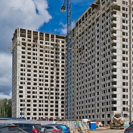 Ход строительства в городе-парке «Первый Московский» за Июль — Сентябрь 2023 года, 2