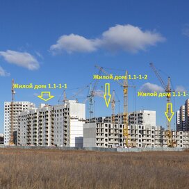 Ход строительства в жилом районе «Южный город» за Октябрь — Декабрь 2023 года, 2