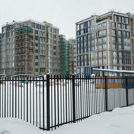 Ход строительства в ЖК «Малоохтинский 68» за Январь — Март 2024 года, 2