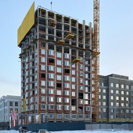 Ход строительства в квартале «На Некрасова» за Октябрь — Декабрь 2023 года, 3