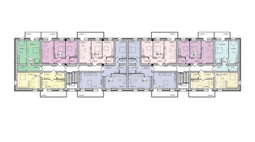 Квартира 45,7 м², 1-комнатная - изображение 1