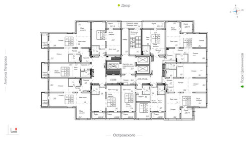 Квартира 43 м², 2-комнатная - изображение 1