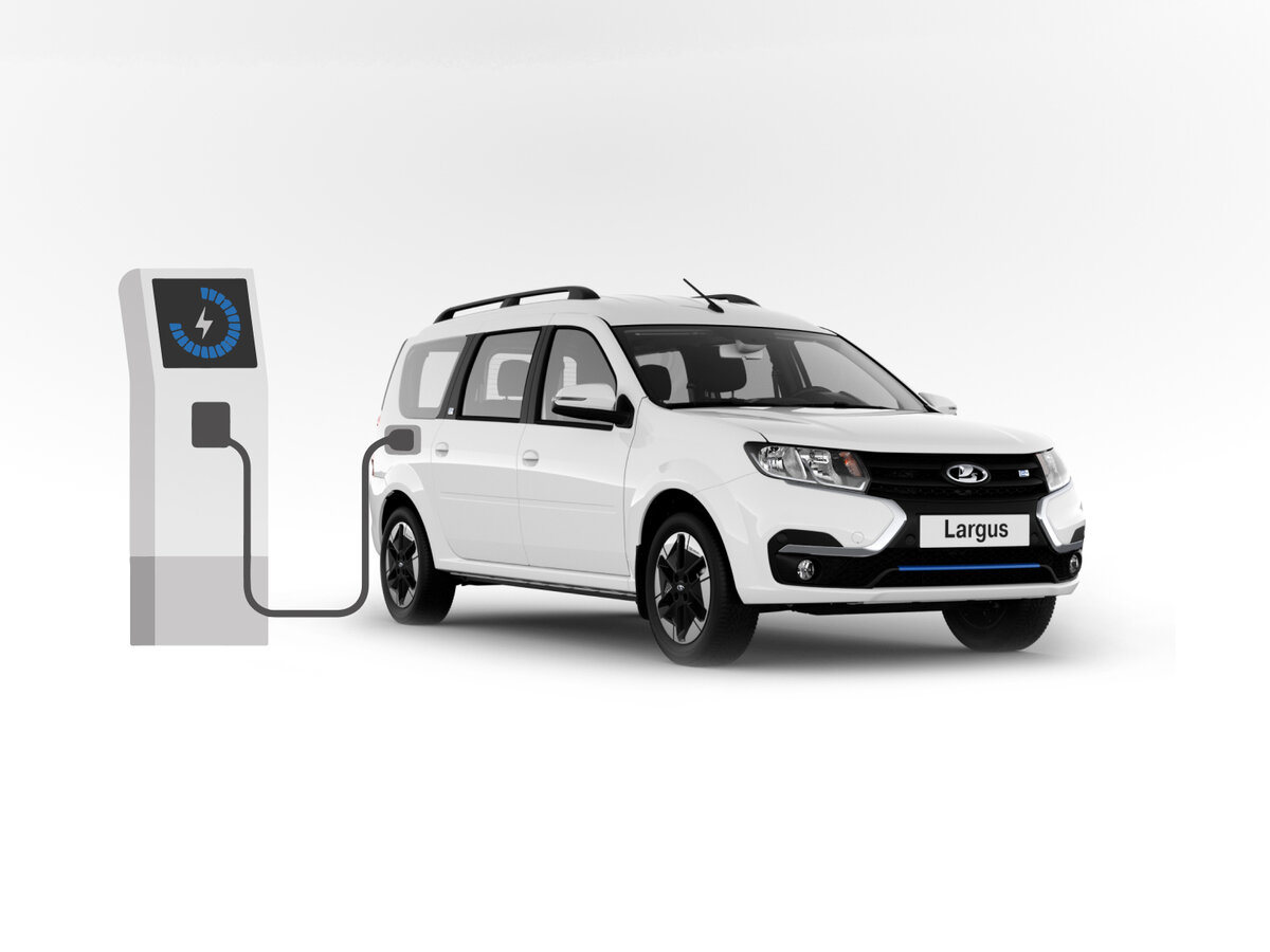 Лада e-Largus, вид сбоку