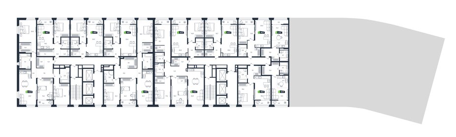 Квартира 49 м², 1-комнатная - изображение 2