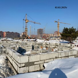 Ход строительства в ЖК «ЁЛКИPARK» за Январь — Март 2025 года, 4