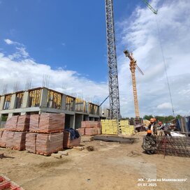 Ход строительства в ЖК «Дом на Маяковского» за Июль — Сентябрь 2025 года, 6