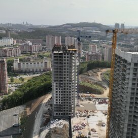 Ход строительства в Снежном парке за Июль — Сентябрь 2025 года, 2