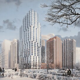 Купить квартиру - студию с ремонтом в Мичуринском парке в Москве и МО - изображение 1